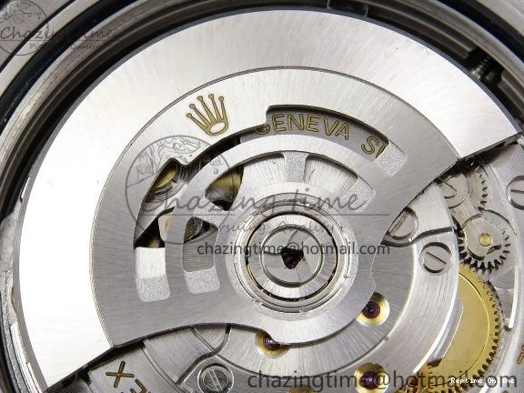 0213 Classic DayDate 40 SS JDF 904L Steel Black Roman Dial on President Bracelet VR3255 V3 (Gain Weight) 1434